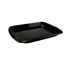 Zománcozott Tepsi 41,8*32,5 cm fekete edény