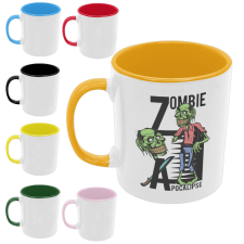 Zombi Apokalipszis - Színes Bögre bögrék, csészék