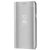 Zone Smart View Cover Oldalra nyíló tok hívás mutatóval Xiaomi Mi Note 10 Lite ezüst