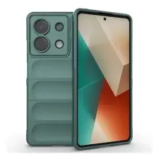 Zone Szilikon tok 3D minta Xiaomi Redmi Note 13 5G sötétzöld tok és táska