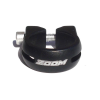 Zoom csavaros nyeregcső bilincs, 28,6 mm, fekete