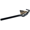 Zoom hajlított kormány 31,8 x 620 x 38 mm, 38 fok visszahajlás, alumínium, fekete