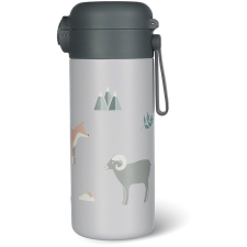 Zopa Mountains Szívószálas italtermosz szilikon pánttal, 350 ml babaétkészlet