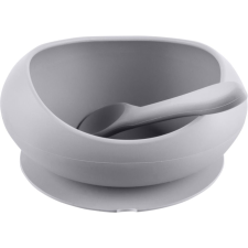 Zopa Silicone Tableware Set etetőszett Dove Grey 1 db babaétkészlet