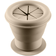 Zopa Sütis tál tapadókoronggal Sand Beige (8595114460540) tányér és evőeszköz