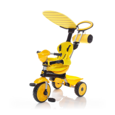  Zopa tricikli ZooGo Bee sárga/fekete tolókarral tricikli