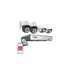 ZOSI IP Camera ZOSI 2 pcs C296 WiFi 5MP & 2 pcs C182 WiFi 8MP + NVR 8ch + 2TB HDD