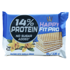 ZPLFLIS Happy Fit PRO – vanília ízű krémmel töltött ostya 95 g csokoládé és édesség