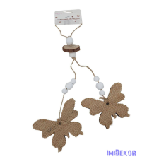  Zsákos fa lepke pár dekorációs kellék