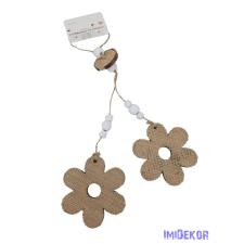  Zsákos fa virág pár dekorációs kellék