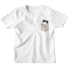  Zsebminta Alamuszi Cica - Gyerek Póló gyerek póló