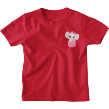  Zsebminta Baby Lány Elefánt - Gyerek Póló gyerek póló