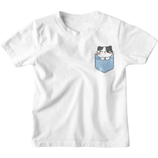  Zsebminta Ravasz Cica - Gyerek Póló