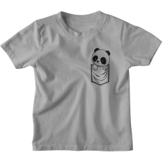  Zsebmintás Cuki Panda - Gyerek Póló