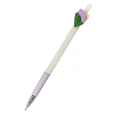  Zselés toll virággal - lila toll