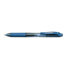  Zseléstoll, 0,35 mm, nyomógombos, PENTEL &quot;EnerGelX BL107&quot;, kék toll