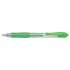 Zseléstoll, 0,37 mm, nyomógombos, PILOT "G-2 Neon", zöld toll