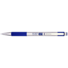 Zseléstoll, 0,38 mm, nyomógombos, ZEBRA "G-301", kék toll