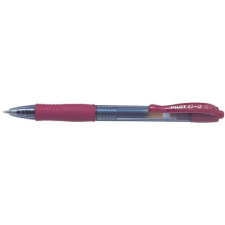  Zseléstoll 0,7mm, nyomógombos Pilot G-2, írásszín piros toll