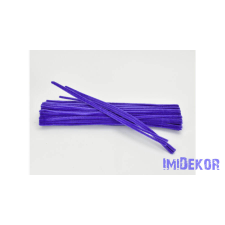 Zsenília drót 30 cm 100db/cs - Sötétlila dekorációs kellék