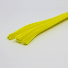  Zsenília drót kicsi (kb. 0,5cm) 10db/cs. sárga dekorációs kellék