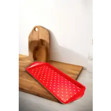  Zserbós tálca pöttyös 33X14,5X2,5 cm konyhai eszköz