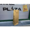  Zsinórfüles italtasak, italtartó papírtáska 13x8x37 cm arany színű