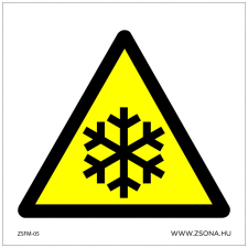 ZSONA DEKOR Alacsony hőmérséklet Öntapadós matrica 200x200 mm információs címke