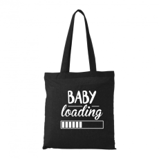 ZSONA DEKOR Baby loading - Bevásárló táska fekete v1