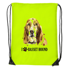 ZSONA DEKOR Basset hound - Sport táska sárga kézitáska és bőrönd