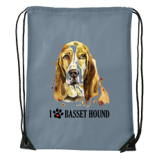 ZSONA DEKOR Basset hound - Sport táska szürke