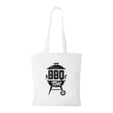 ZSONA DEKOR BBQ time - Bevásárló táska fehér