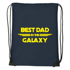 ZSONA DEKOR Best dad in the galaxy - Sport táska navy kék