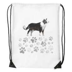 ZSONA DEKOR Border collie - Sport táska fehér