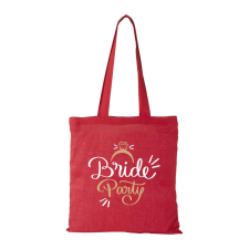 ZSONA DEKOR Bride party - Bevásárló táska piros kézitáska és bőrönd