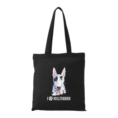 ZSONA DEKOR Bullterrier - Bevásárló táska fekete