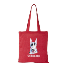 ZSONA DEKOR Bullterrier - Bevásárló táska piros