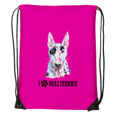 ZSONA DEKOR Bullterrier - Sport táska magenta v2