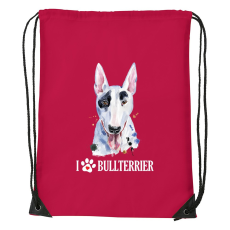 ZSONA DEKOR Bullterrier - Sport táska piros v2