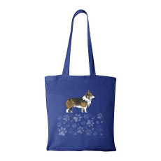 ZSONA DEKOR Corgi - Bevásárló táska kék v1