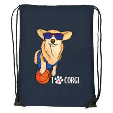ZSONA DEKOR Corgi - Sport táska navy kék