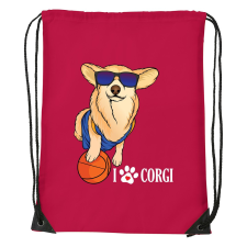 ZSONA DEKOR Corgi - Sport táska piros v2 kézitáska és bőrönd