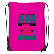 ZSONA DEKOR Csak a legjobb apa lehet ápoló - Sport táska magenta