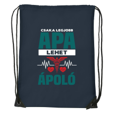 ZSONA DEKOR Csak a legjobb apa lehet ápoló - Sport táska navy kék