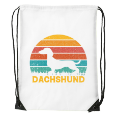 ZSONA DEKOR Dachshund02 - Sport táska fehér
