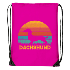 ZSONA DEKOR Dachshund02 - Sport táska magenta kézitáska és bőrönd