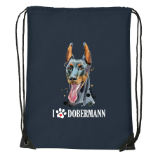 ZSONA DEKOR Dobermann - Sport táska navy kék v2 kézitáska és bőrönd