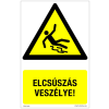 ZSONA DEKOR Elcsúszás veszélye! Öntapadós matrica 160x100 mm