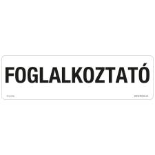 ZSONA DEKOR Foglalkoztató Öntapadós matrica 250x80 mm információs címke
