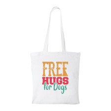 ZSONA DEKOR Free hugs for dog - Bevásárló táska fehér kézitáska és bőrönd